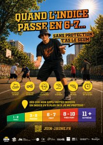 Quand l'indice passe en 6-7, sans protection, t'as le seum !