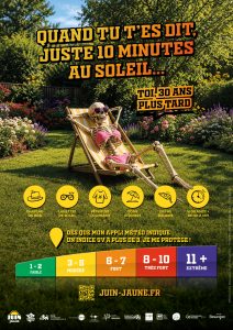 Quand tu t'es dit juste 10 minutes au soleil, toi, 30 ans plus tard...
