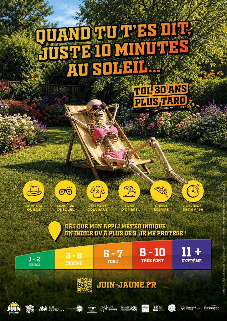 Quand tu t'es dit juste 10 minutes au soleil, toi, 30 ans plus tard...