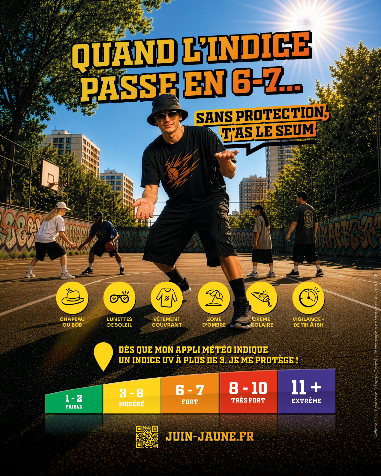 Affiche Juin Jaune