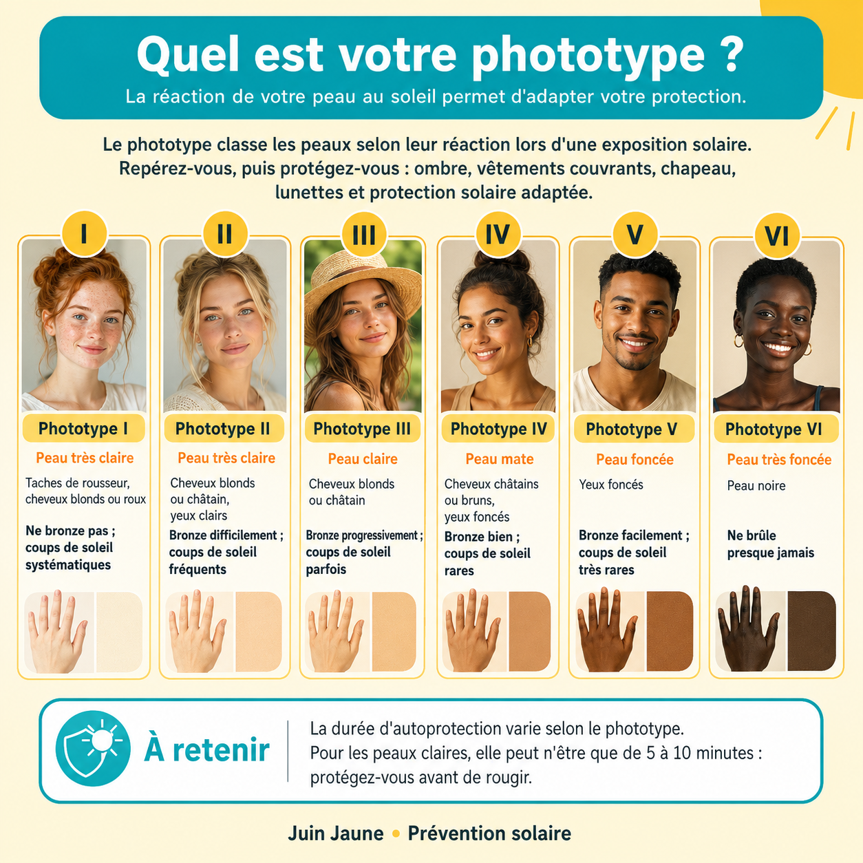 Quel est votre phototype?